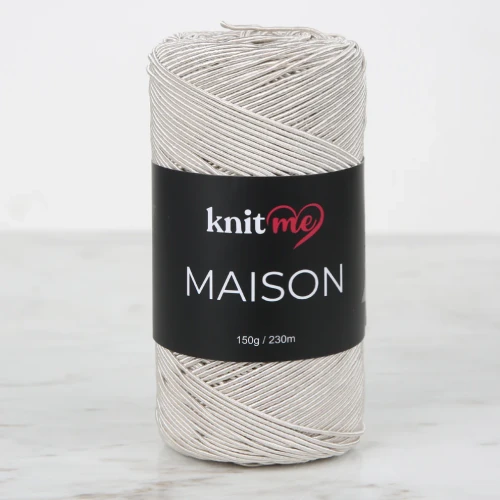 Knitme MAISON Jasnobeżowa włóczka dziewiarska - KNM05.webp